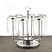 Vivian Rotating Cup Mug Glass Holder Rack Stainless Steel 6 Cups Drying Rack Stand