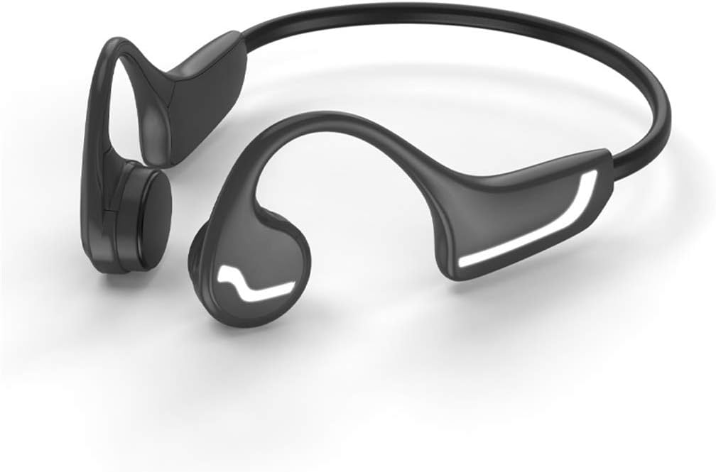 Bone Conduction Headphones, Bluetooth 5.0 Open-Ear Wireless Headphones Sports Earphones, Waterproof Sweatproof Long Standby, for Running, Sports, Fitness,Red