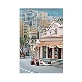 GOIAEGAG Vintage-Poster mit Formel 1, Ayrton Senna (18), 