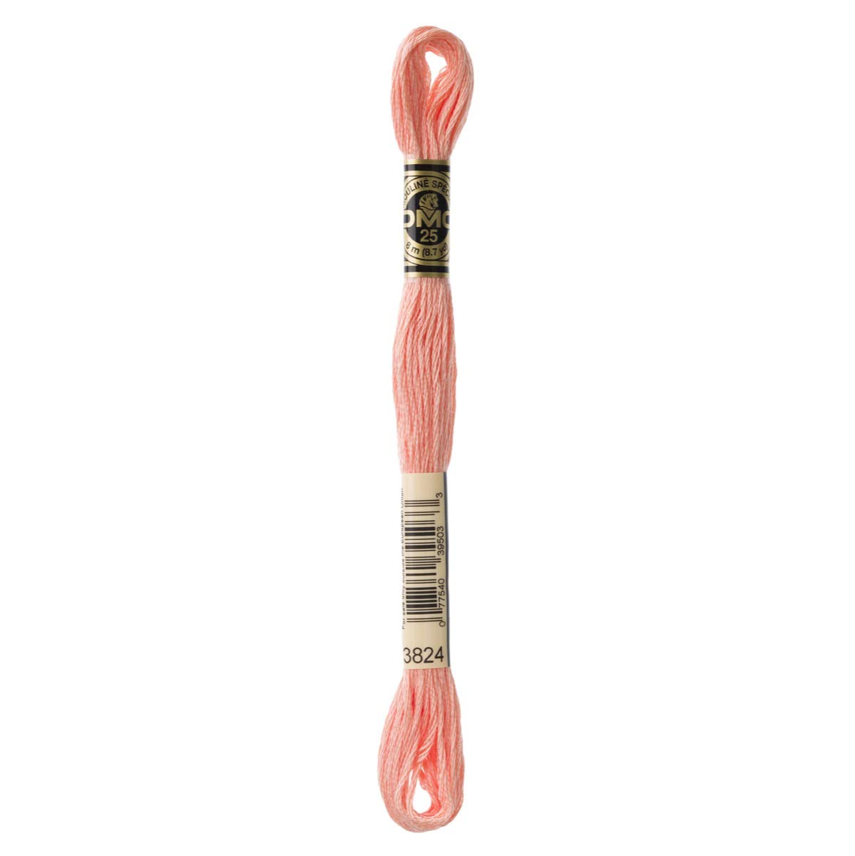 DMC Embroidery Floss Mouline Stranded Cotton Thread for Hand Embroidery and Sewing - Colour No: 3824-12 x 8m Skeins — image 1