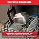 Tefal Clear Duo Fritteuse, frittieren mit weniger Rauch/Gerüchen, Kapazität 1,2 Kg, Thermostat, Timer, großes Sichtfenster ohne Beschlagen, spülmaschinenfest, schwarz, Edelstahl, Friteuse FR600D