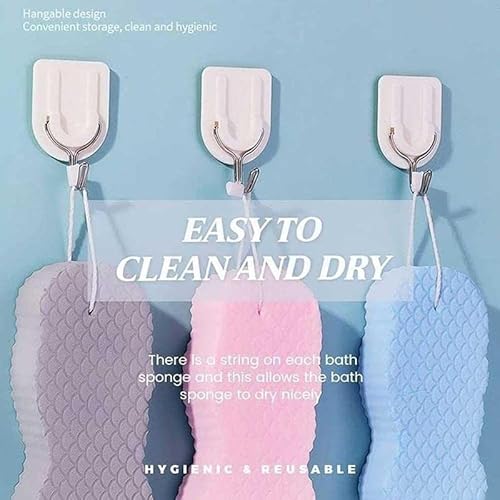 Shaperme Body Care Bath Sponge Embossed Rubbing Sponge Ash Rubbing Rubbing Artifact #TOP2