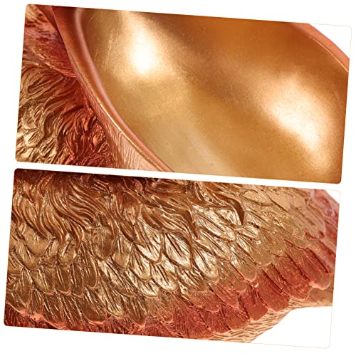 minkissy Vogel Statue Skulptur Schlüssel Behälter Dekorative Schale Geschenkebox Schmuck Box Aufbewahrungsbox Tischdekoration für Zuhause Desktop Ornament