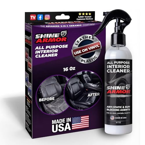 SHINE ARMOR Car Interior Cleaner & Protectant - Interior Det...