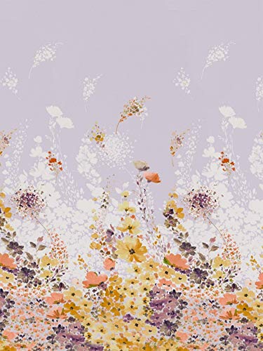 Image of DDECOR - Rose Haze 100% Cotton Double Bedsheet with 2 Pillow Covers, King Size, Purple