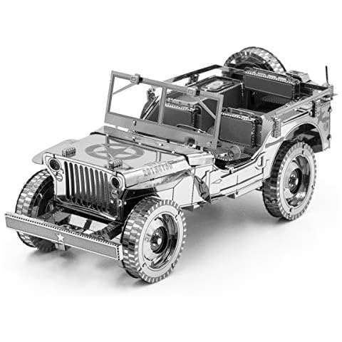 Fascinations Metal Earth Premium Series Willys Overland 3D Metal Model Kit Cover