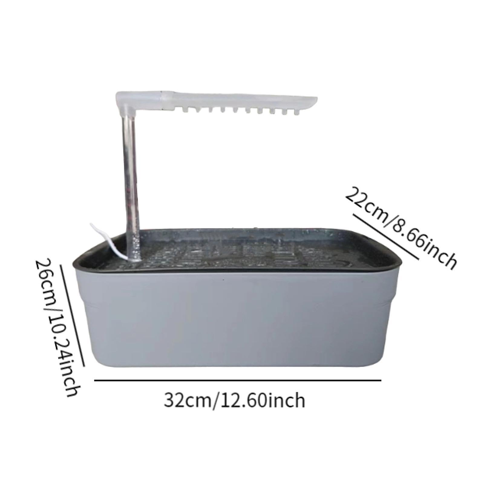 Toilette Automatica per Pappagalli con Cavo USB, Gabbia E Accessori in Materiale PP, Funzione Igienica, Adatta agli Uccelli E All'ambiente, Grigio