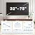 No Drill Drywall TV Mount, No Stud TV Wall Mount for 32-75 Inch Most Brand TVs up to 150lbs, Easy Install no Stud Studless TVs Wall Mount, Included All Hardware-Level Bubble Meter