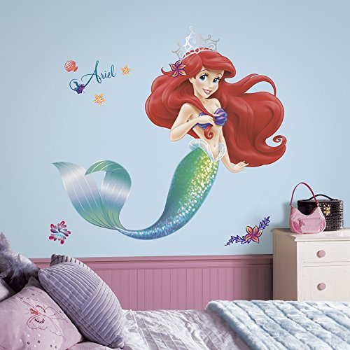 Roommates Rmk2360Gm The Little Mermaid Ariel Peel And Stick Giant Wall Decals #TOP1