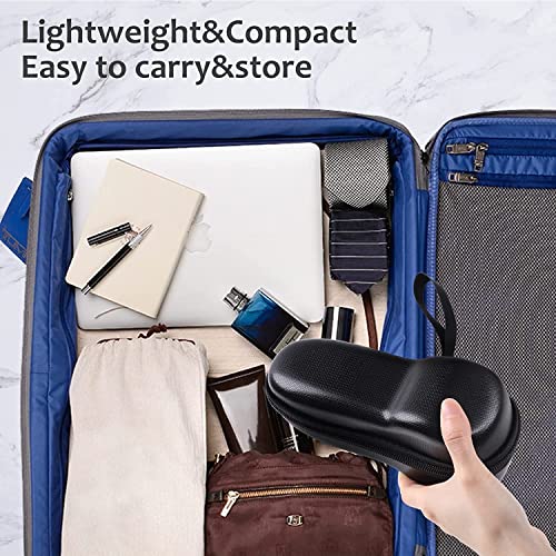 Image of M.G.R.J Ethylene Vinyl Acetate (EVA) Portable Carrying Case Cover For Philips Cordless Electric Shaver S3122 /55 /S1121 /45 / Braun Electric Shaver Series 5 50-M1200S /Series 6 60N1000S (Black)