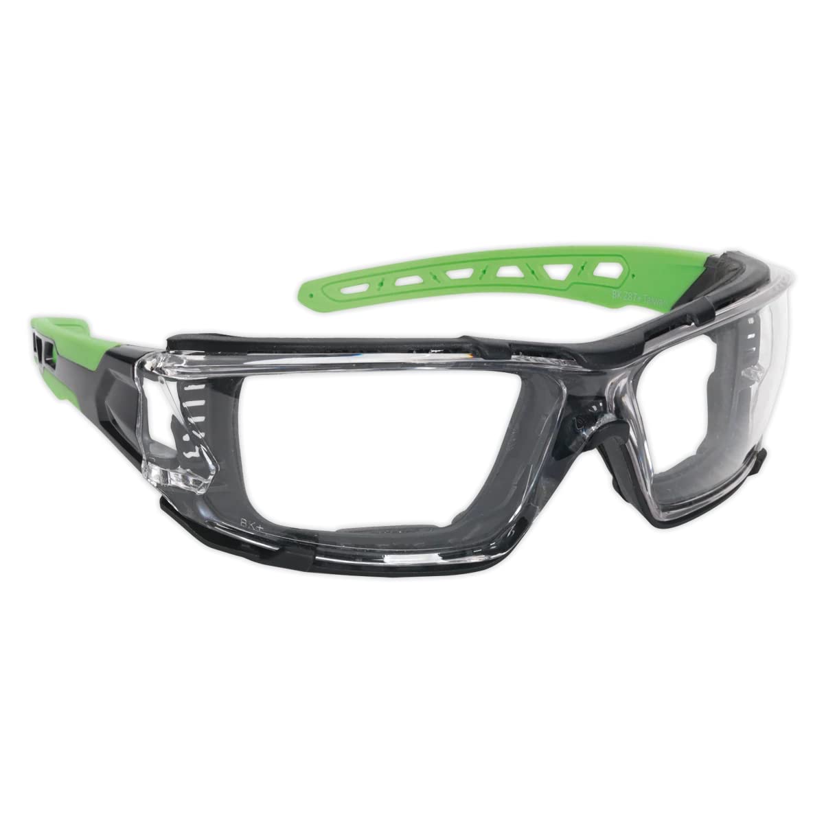 *10D* Sealey Polycarbonate Safety Glasses Goggles EVA Foam Lining - Anti-Scratch Lense ** SSP68 - Foam Lining - CLEAR LENS **