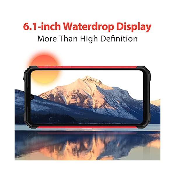 Ulefone Rugged Smartphone Unlocked, Armor 8 Pro 6GB+128GB Android 11, 16MP Triple Waterproof Camera IP68/IP69K, 6.1 inch HD+, 4G Dual SIM, 5580mAh, NFC, OTG, Bluetooth 5.0, Fingerprint Face ID-Black