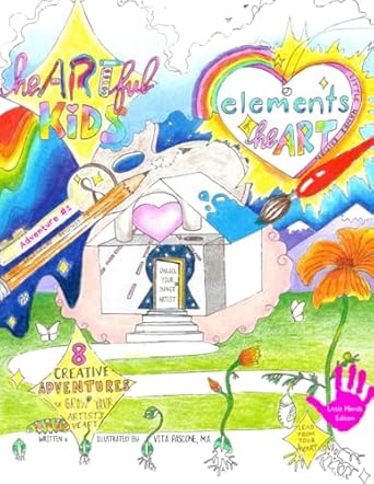 Unlock Your Inner Artist Coloring Book: Elements of heART Adventure #1