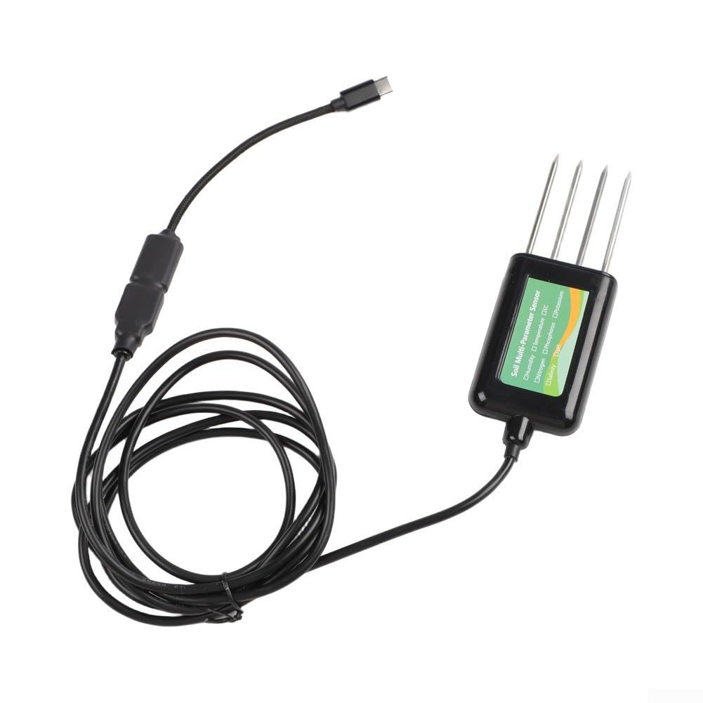 USB sensore da pavimento NPK PH Temp IP68 2M cavo USB sensore da pavimento | Per Android per Hongmeng in tempo reale App agricoltura orticoltura accessori