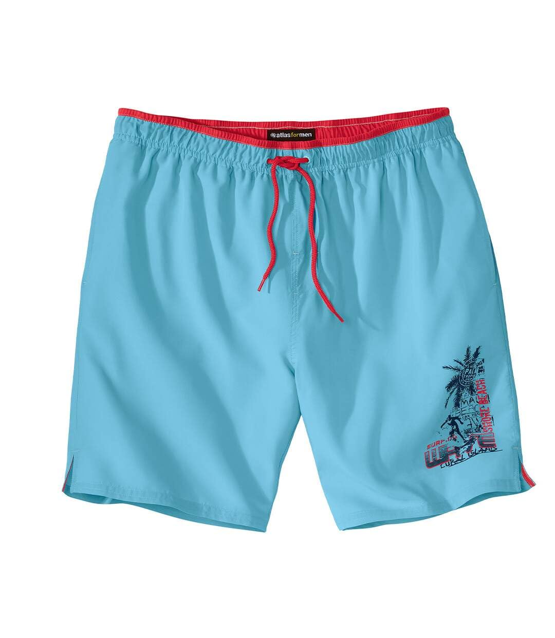 ATLAS FOR MEN - Men's Turquoise Swim Shorts - XL