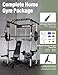 MAJOR FITNESS Power Cage Drone1 Premium- Multi-Function Power Rack for Home Gym, Squat Rack with Pull-up Bar, Cable Crossover System, J-Hooks, for Strength Training, Heavy-Duty Steel Construction