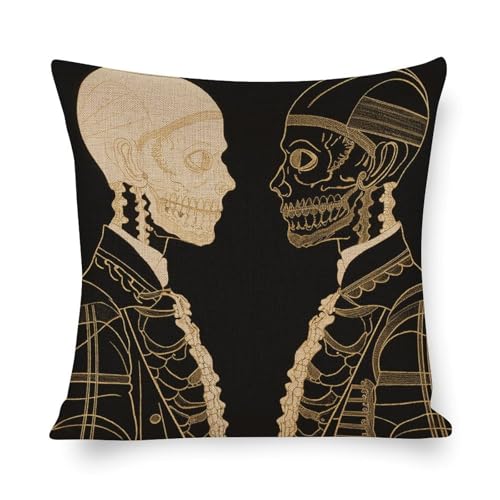 Housse de coussin squelette : la solution pour un décor original 50cm - 2