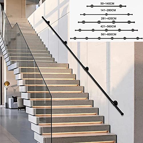 Rampe d'escalier et main courante en métal noir pour un design industriel chic
