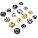 69 Sets Snap Fastener Kit Button Tool Press Studs Fastener Snap on Set Clothing Snaps Kit Fixing Tool (633(12.5mm)) by Outee