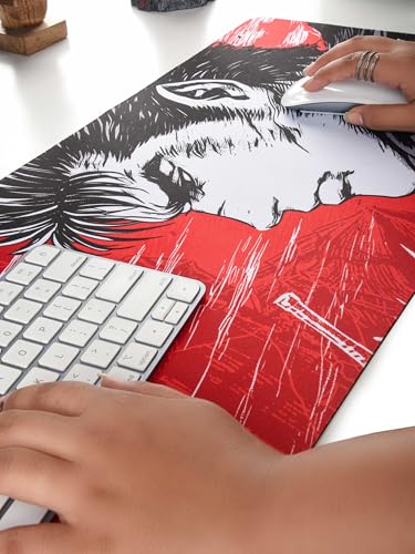 Image of Berserk Anime Desk Mat Extra Large (80cm x 30cm x 3-4mm), Guts Berserker Printed Anime Anti-Slip Mouse Pad