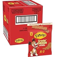SCHMACKOS Strapz Dog Treats With Chicken 500g, 4 Pack