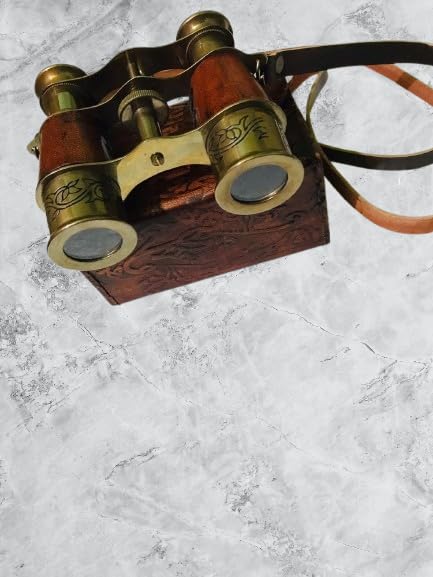 ALFAMART HT Elegant Vintage-Style 3.5” Brass Binoculars with Intricate Engravings and Premium Leather Case – A Timeless Collectible for Outdoor Adventures, Bird Watching, and Nautical Enthusiasts-image-46