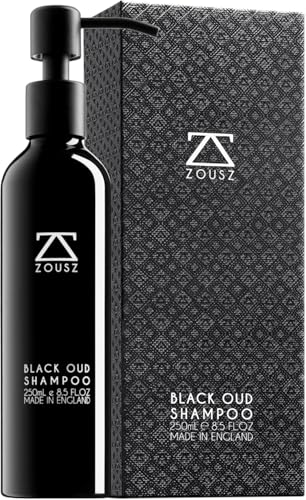 ZOUSZ Shampooing Barbe Homme – Nettoyant Barbe au Black Oud – Lavage Quotidien Nourrissant & Vitalisant avec Ingrédients Naturels + PRO-Vitamines – Idée Cadeau 250mL
