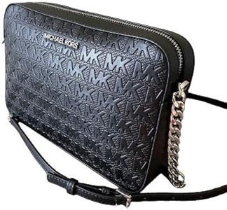 Michael michael kors jet set large logo debossed crossbody bag Clearance