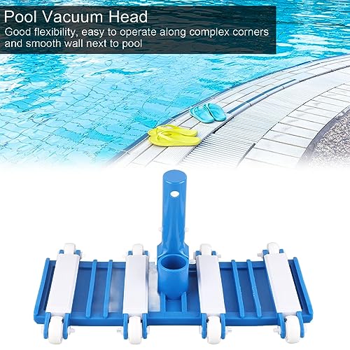 Cabeça De Aspirador De Pó Para Piscina - Rodas Removíveis Com Alça Flexível - Acessório De Cabeça De
