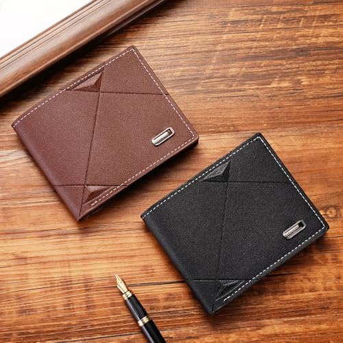 1pc Beautiful Men's Horizontal Wallet With Multi-compartment Box, Foldable PU Men's Wallet Is Trendy And Youthful For Men3