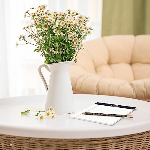 Alitte Legal Notepads 5X8, Pack Of 6 - Perforated Legal Ruled Writing Pad - Premium Thick Paper, No Ink Bleeding - Blank Legal Pads For Home, Office, School, Business - 50 Sheets Per Notebook #TOP5