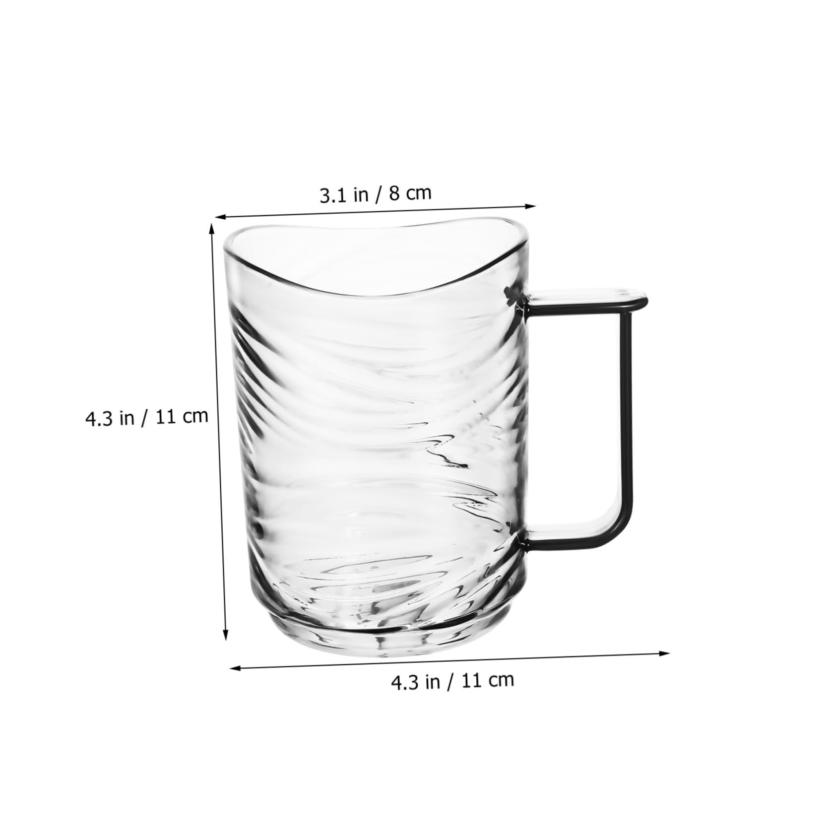 minkissy 2pcs Bathroom Tumbler Plastic Toothbrush Holder Cups with Handle for Family Use Rinsing and Mouthwash for Home and Travel