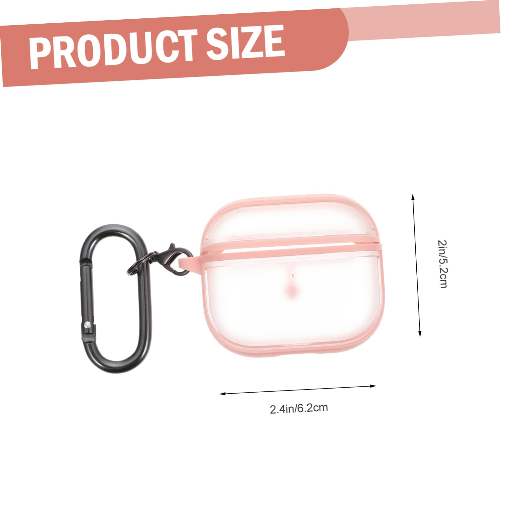 HOMSFOU 5 Juegos Caso De Auriculares Protector De Llavero - Funda para Auriculares Llavero De La Caja del Auricular Protector De Inalámbricos Caja De Rosa