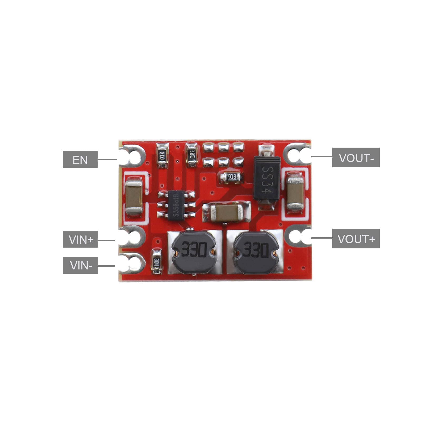 Lot 3 Modules Convertisseur DC DC Buck 3-15V Vers 3.3V 0.6A - Régulateur Tension Réglable