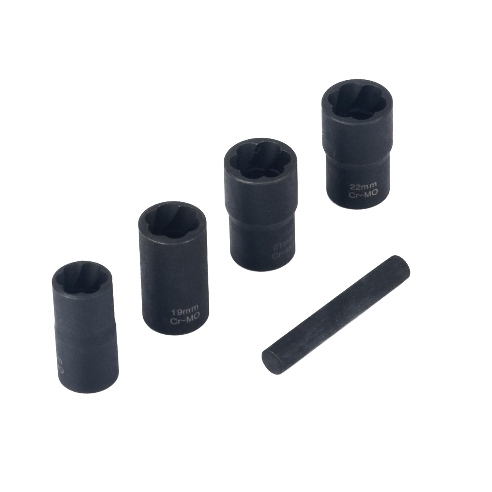 32-teiliges Schraubenausdreher-Set – Für Abgerundete & Festgefressene Schrauben, Mit 1/4" Und 3/8" Antrieb