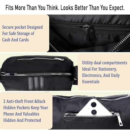 Image of Sling Bags For Women - Trendy Small Handbag, Stylish Cross body Purse For Girls & Ladies, Korean Branded Side Bag, Spacious Shoulder Bag, Broad Strap, Travel & Teen Design, Original Purses