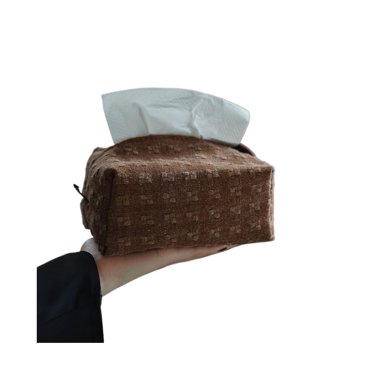 GTHTUHFD Tissue Paper Box Retro Handmade Napkin Paper Bag Home Napkin Box, Home Living Room Coffee Table Desktop Tissue Box Bulk Tissues Boxes