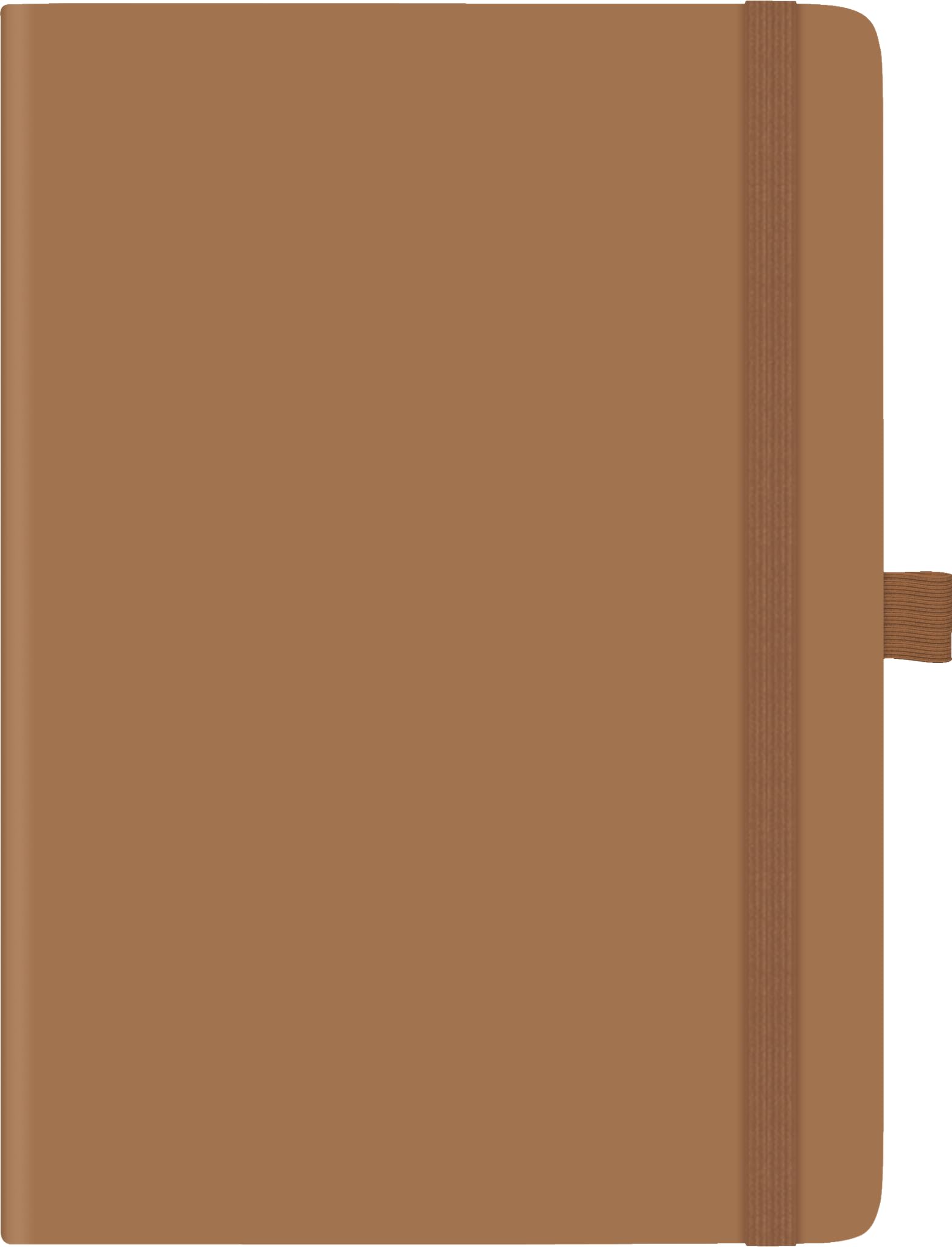BRUNNEN Kompagnon Book Calendar Model 791 66 2026 | A5, Plastic, Brown
