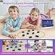 Magnetisches Schachspiel, Magnet Spiel, Magnetspiel Kinder,Reiseschach Magnetisch, 24 Stück Magnetsteine Spiel Brettspiel, Tragbares Magnet Schach Spielzeug für Familienreisen und Spielparty