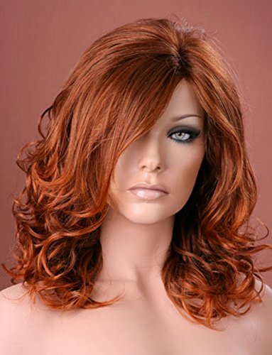 Forever Young Ladies Long Wig Soft Waved Curls Auburn Fashion Wig by Forever Young