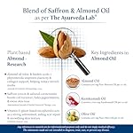 Blue Nectar Saffron & Almond Oil, Ayurveda Product for Crepey Skin | Skin Firming Body Oil for Stretch Marks (12 Herbs, 3.38 Fl Oz) - Image 4