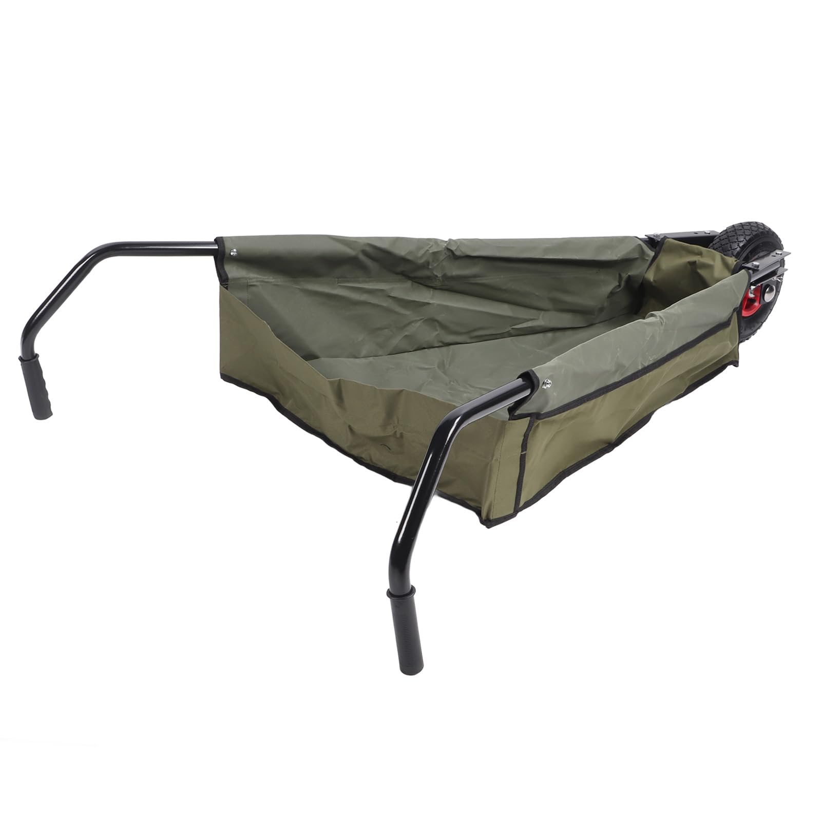TOPINCN Carretilla de Jardín Plegable Carro de Jardín Plegable con Tubo de Acero Resistente para Suelo de Malezas, Fácil de Almacenar y Mover, Ideal para Jardineros, Metal/6 Pies * 3 Pies