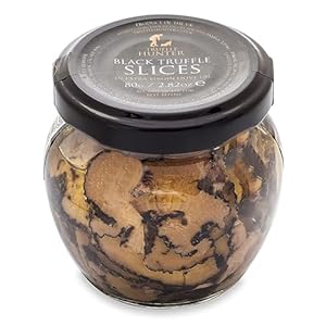 TruffleHunter – Schwarze Trüffelscheiben – Konservierte Trüffel in nativem Olivenöl extra – 80 g
