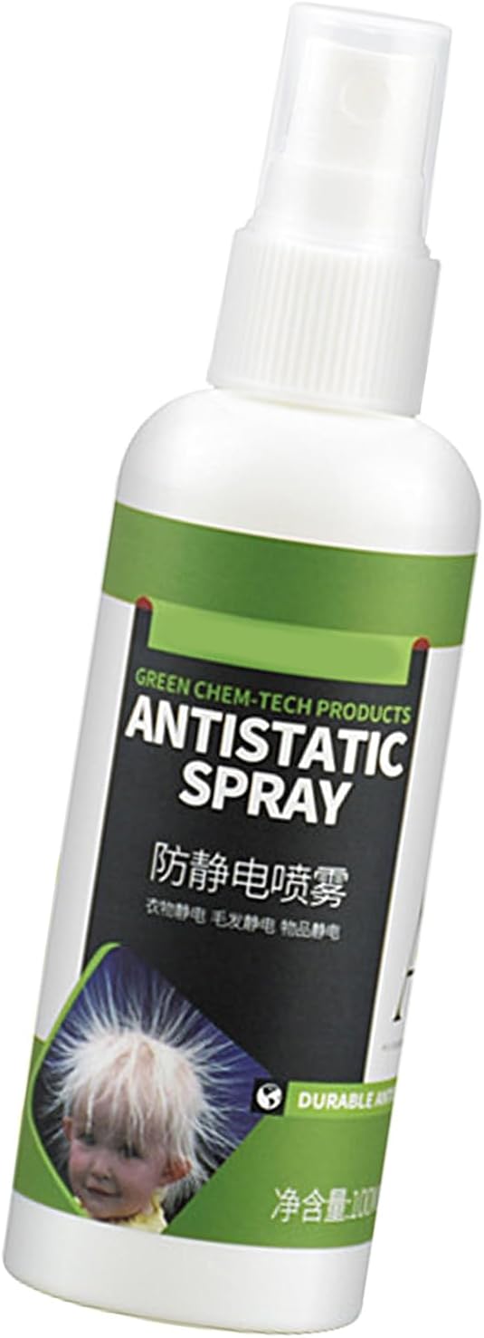 Antistatic Spray for Clothes, 10 ml Static Clamp Eliminator, Anti-Static Hair Mist, Rallyer, Compact Travel Size, Fabric Freshener for Clothes, Bedding, Blankets and Carpet