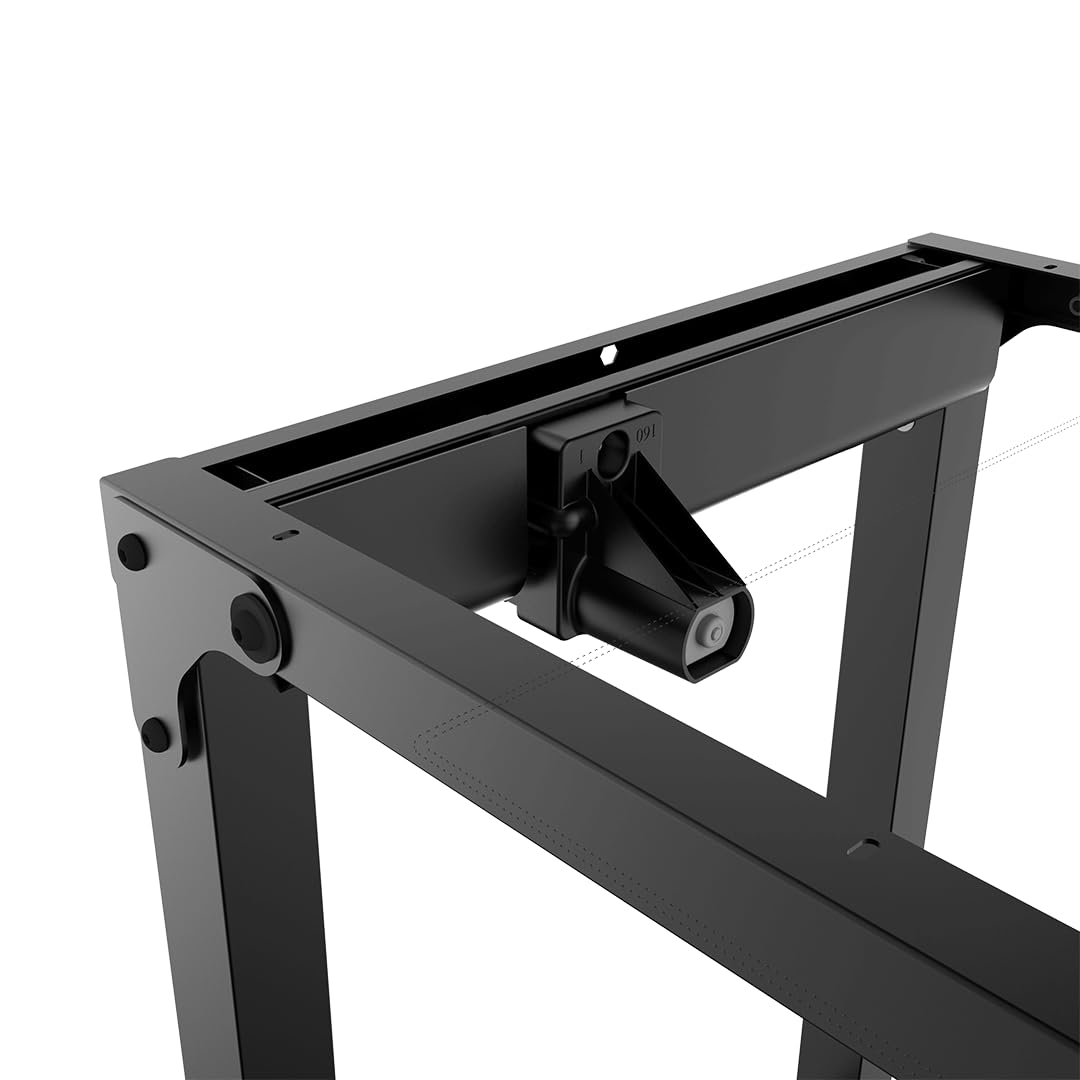 ULTRADESK Uplift V2 Frame Schreibtischgestell Elektrisch für Computer oder Stehtisch, Tischplatte 140 bis 180 cm, Höhenverstellbar 72 bis 116 cm, aus Metall, für Gaming Gamer, Schwarz