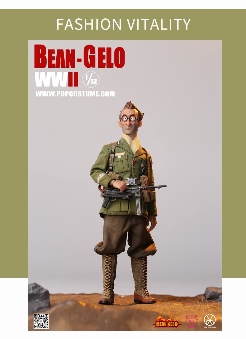 Amazon.co.jp: POPTOYS 1/12 Bean Gelo Vol. 8 WW2 Julian, Unopened