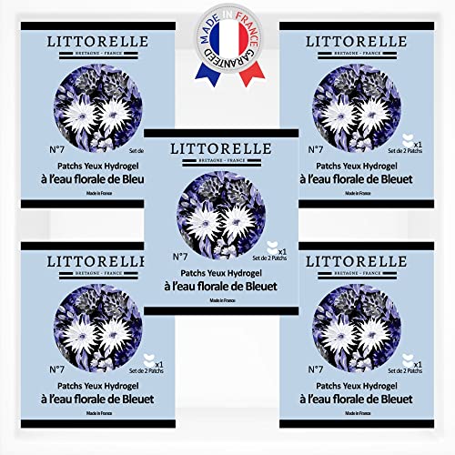 Littorelle 5 x Hydrogel-Augenpads mit Kornblumenblütenwasser Cover