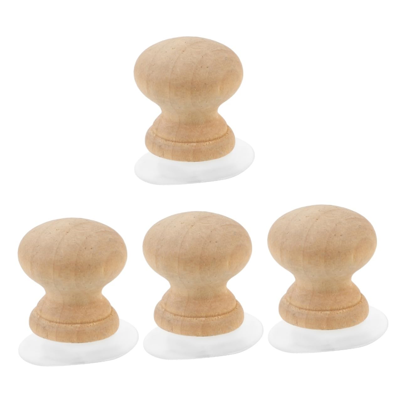 4 Piezas Regla De Succión Herramientas De Regla Herramienta De Acolchado Suministros Para Acolchar Herramientas Para Acolchar Beige Madera NUOBESTY