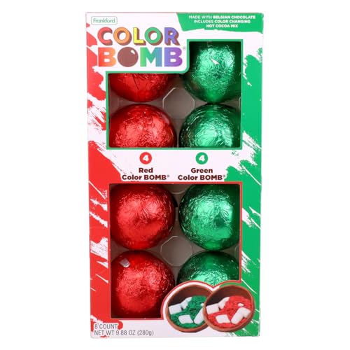 Frankford-Color-Changing-Hot-Chocolate-Bombs-8-Count-Gift-Set-Red-and-Green-Belgian-Chocolate-Bombs-with-Marshmallows-Easter-Basket-Stuffers Frankford Color Changing Hot Chocolate Bombs 8 Count Gift Set Red and Green Belgian Chocolate Bombs with Marshmallows Easter Basket Stuffers