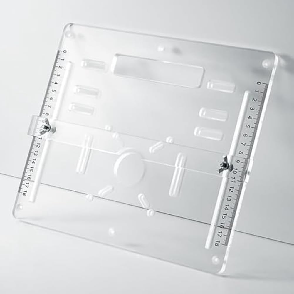 YEHEI Router Table Insert Plate Router Templates Woodworking Bench Router Flip Plate Adjustable Trimming Machine Flip Plate - Image 4